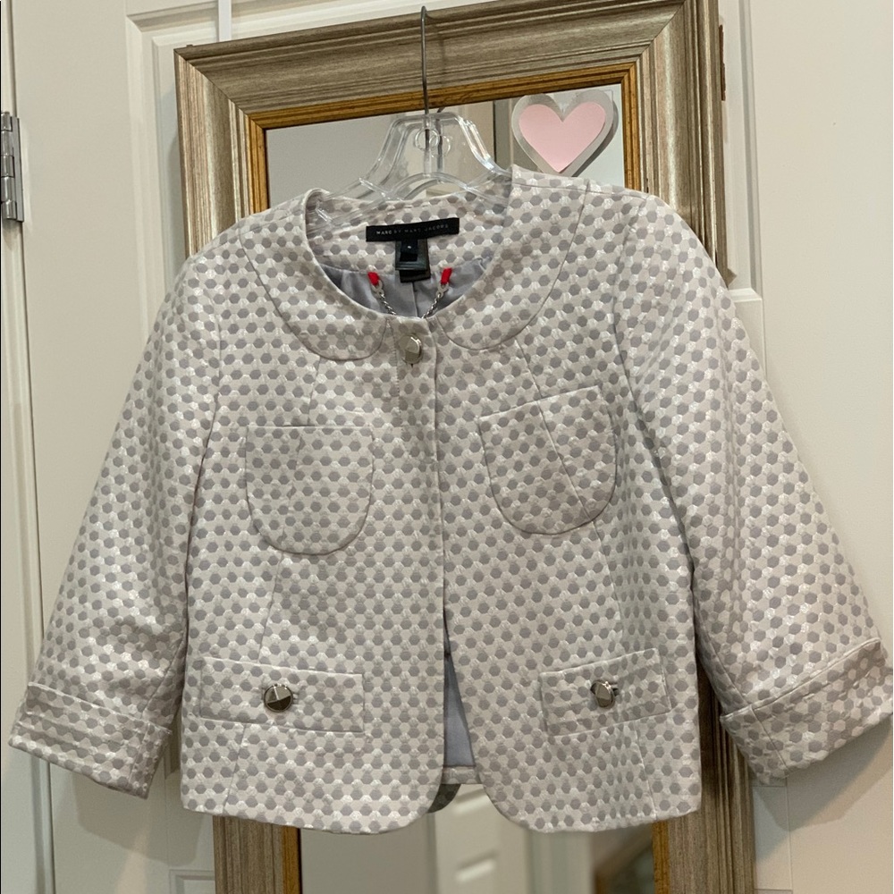 Marc Jacobs 🤍  crop jacket size 6 ✨